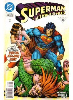 Morgan, Tom, David Michelinie - Action Comics 724. Morgan, Tom, David Michelinie - Action Comics 724., 1996 antikvár könyv