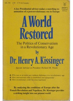 Henry Kissinger - A World Restored Henry Kissinger - A World Restored, New York 1964 antikvár könyv