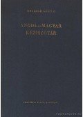 Országh László,Magay Tamás - Angol-magyar kéziszótár