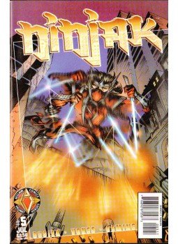 Busiek, Kurt, Raimondi, Pablo, DeMulder, Kim - Ninjak Vol. 2. No. 5 Busiek, Kurt, Raimondi, Pablo, DeMulder, Kim - Ninjak Vol. 2. No. 5, 1997 antikvár könyv