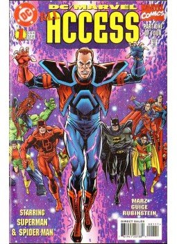 Marz, Ron, Guice, Jackson, Rubinstein, Joe - DC/Marvel: All Access 1. Marz, Ron, Guice, Jackson, Rubinstein, Joe - DC/Marvel: All Access 1., 1996 antikvár könyv