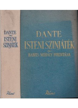 Dante - Isteni színjáték, Budapest 1940 antikvár könyv