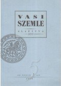 Gyurácz Ferenc (főszerk.) - Vasi Szemle 1999/5. LIII. évfolyam