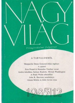 Kéry László (főszerk.) - Nagyvilág 1985/12. Kéry László (főszerk.) - Nagyvilág 1985/12., Budapest 1985 antikvár könyv
