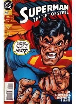 Simonson, Louise, Bogdanove, Jon - Superman: The Man of Steel 46. Simonson, Louise, Bogdanove, Jon - Superman: The Man of Steel 46., 1995 antikvár könyv