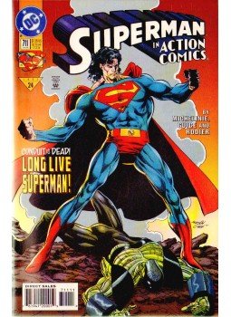Michelinie, David, Guice, Jackson, Rodier, Denis - Action Comics 711. Michelinie, David, Guice, Jackson, Rodier, Denis - Action Comics 711., 1995 antikvár könyv