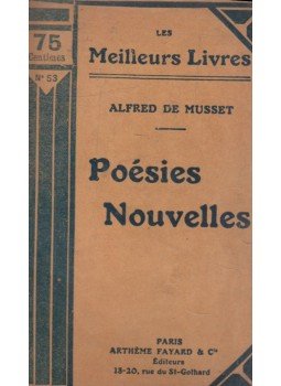 Musset, Alfred de - Poésies Nouvelles Musset, Alfred de - Poésies Nouvelles, Paris 0 antikvár könyv