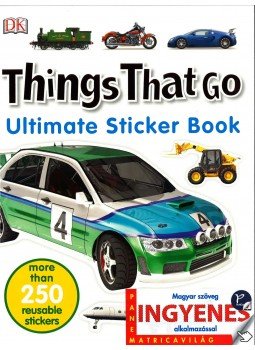 . - Things that go matricavilág - angol nyelvű matricás foglalkoztató, null 2016 antikvár könyv