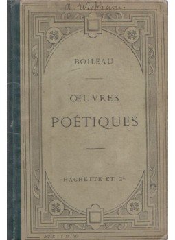 Nicolas Boileau - Oeuvres poétiques Nicolas Boileau - Oeuvres poétiques, Paris 1907 antikvár könyv