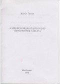 Bárth János - A székelyvarsági tanyavilág történetének vázlata