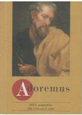 Máté István - Adoremus 2013. augusztus XII. évfolyam 8. szám