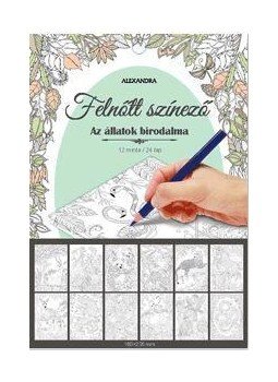  - Az állatok birodalma - Felnőtt színező, null 2016 antikvár könyv