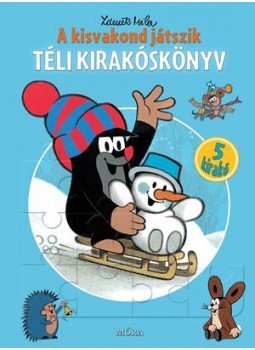  - A kisvakond játszik - Téli kirakóskönyv - 5 puzzle oldallal, null 2016 antikvár könyv