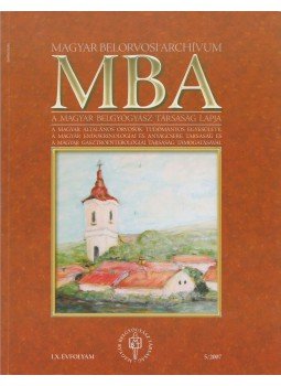 Dr. Szathmári Miklós - Magyar Belorvosi Archívum 2007/5 Dr. Szathmári Miklós - Magyar Belorvosi Archívum 2007/5, Budapest 2007 antikvár könyv