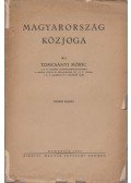 Dr. Tomcsányi Móric - Magyarország közjoga