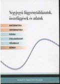 Hack Frigyes,Fülöp Ferenc,Radnai Gyula,Urbán János,Szabados László,Nemerkényi Antal,Balázs Lóránt,Büki András,Kugler Sándorné - Négyjegyű függvénytáblázatok, összefüggések és adatok