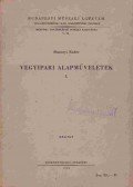 Simonyi Endre - Vegyipari alapműveletek I.
