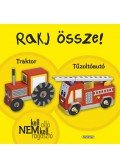 Napraforgó Könyvkiadó - Rakj össze! - Traktor, tűzoltóautó