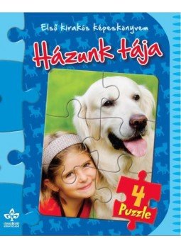  - Házunk tája + 4puzzle - Első kirakós képeskönyvem, null 2016 antikvár könyv