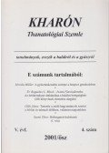 Polcz Alaine,Dr. Hegedűs Katalin,Horányi Ildikó - Kharón Thanatológia Szemle 2001. V. évf. 4. szám
