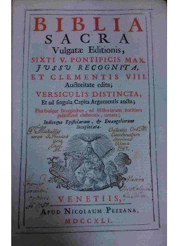 - Biblia Sacra - Biblia Sacra, 1741 antikvár könyv