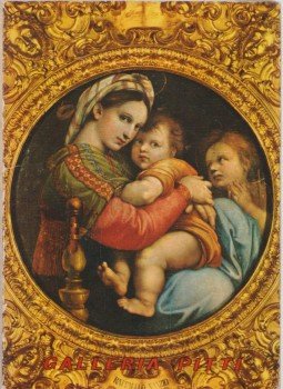 -- - 20 Illustrazioni colori Galleria Pitti 2 serie, Firenze 0 antikvár könyv