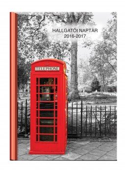 Kalendart Kiadó - HALLGATÓI NAPTÁR - A5 MÉRETű -  HETI BEOSZTÁSÚ- TELEFONFÜLKE, null 2016 antikvár könyv