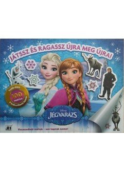  - Disney Jégvarázs - óriás matrica album, null 2016 antikvár könyv