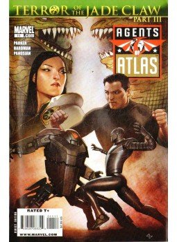 Jeff Parker, Panosian, Dan, Hardman, Gabriel - Agents of Atlas No. 11 Jeff Parker, Panosian, Dan, Hardman, Gabriel - Agents of Atlas No. 11, 2009 antikvár könyv