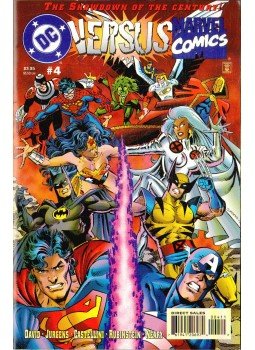David, Peter, Claudio Castellini, Jurgens, Dan - DC versus Marvel/Marvel versus DC No. 4 David, Peter, Claudio Castellini, Jurgens, Dan - DC versus Marvel/Marvel versus DC No. 4, 1996 antikvár könyv