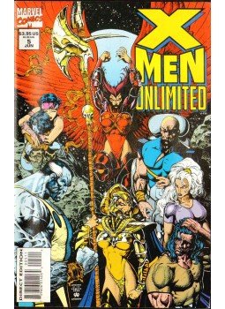Moore, John Francis, Sharpe, Liam - X-Men Unlimited Vol. 1. No. 5 Moore, John Francis, Sharpe, Liam - X-Men Unlimited Vol. 1. No. 5, 1994 antikvár könyv