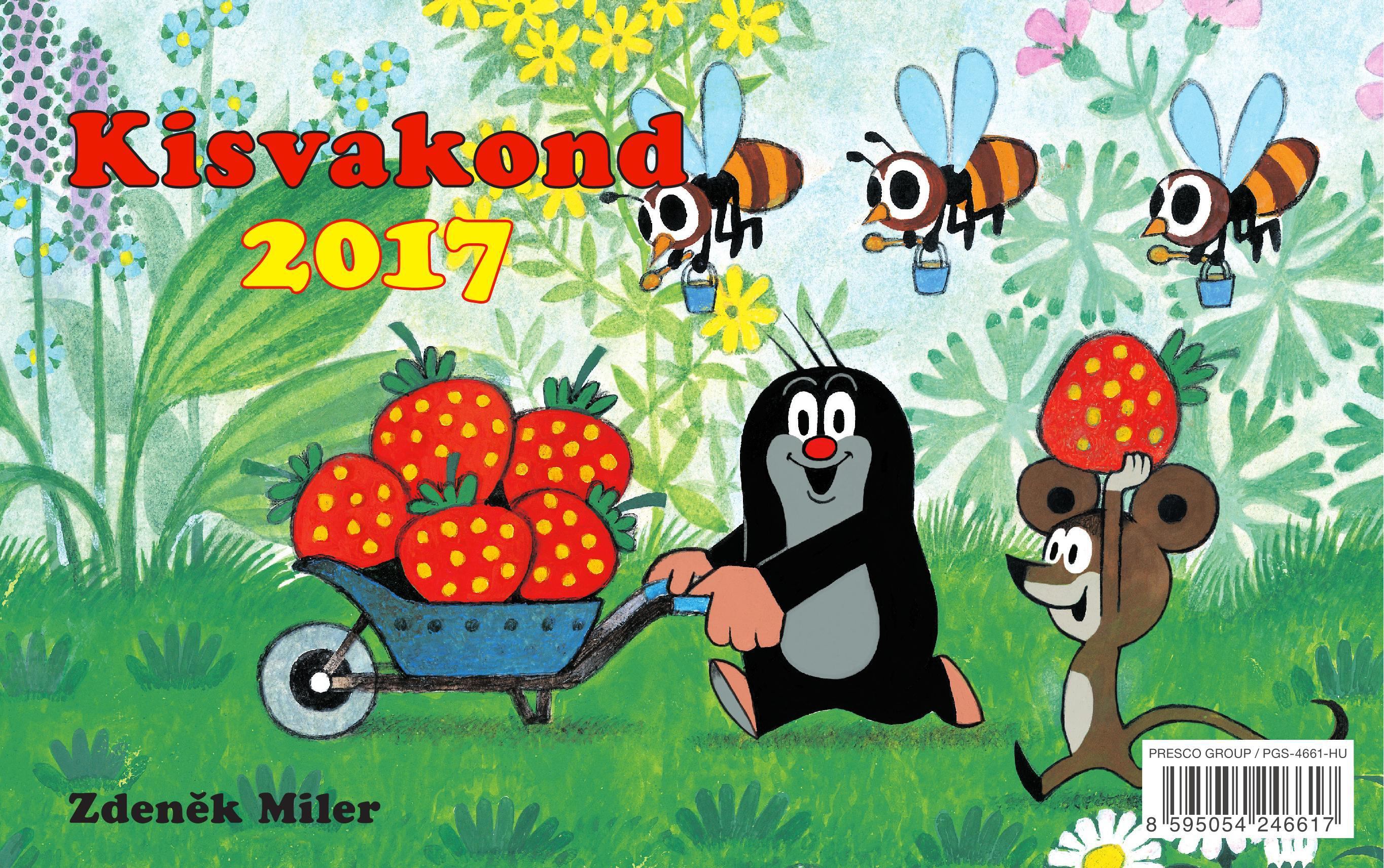 SmartCalendart Kft - PG Kisvakond, asztali naptár 2017, 23,1 x 14,5 cm, null 2016 antikvár könyv
