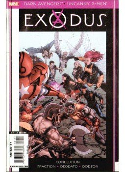 Fraction, Matt, Deodato, Mike, Dodson, Terry, Rachel Dodson - Dark Avengers/Uncanny X-Men: Exodus No. 1 Fraction, Matt, Deodato, Mike, Dodson, Terry, Rachel Dodson - Dark Avengers/Uncanny X-Men: Exodus No. 1, 2009 antikvár könyv