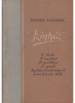Bródy Sándor - Színház Bródy Sándor - Színház, Budapest 1957 antikvár könyv