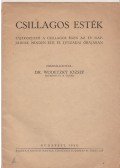 Dr. Wodetzky József - Csillagos esték