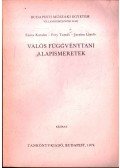 Fanta Katalin,Frey Tamás,Jaczina László - Valós függvénytani alapismeretek