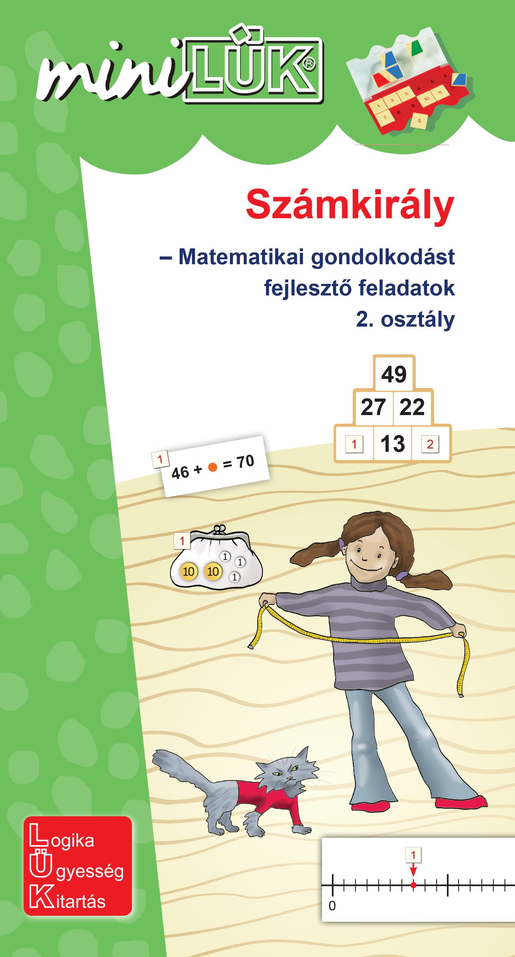 LDI532 - Számkirály - Matematikai gondolkodást fejlesztő feladatok  2. osztály - miniLÜK, null 2016 antikvár könyv