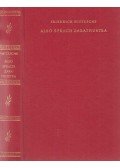 Friedrich Nietzsche - Also sprach Zarathustra