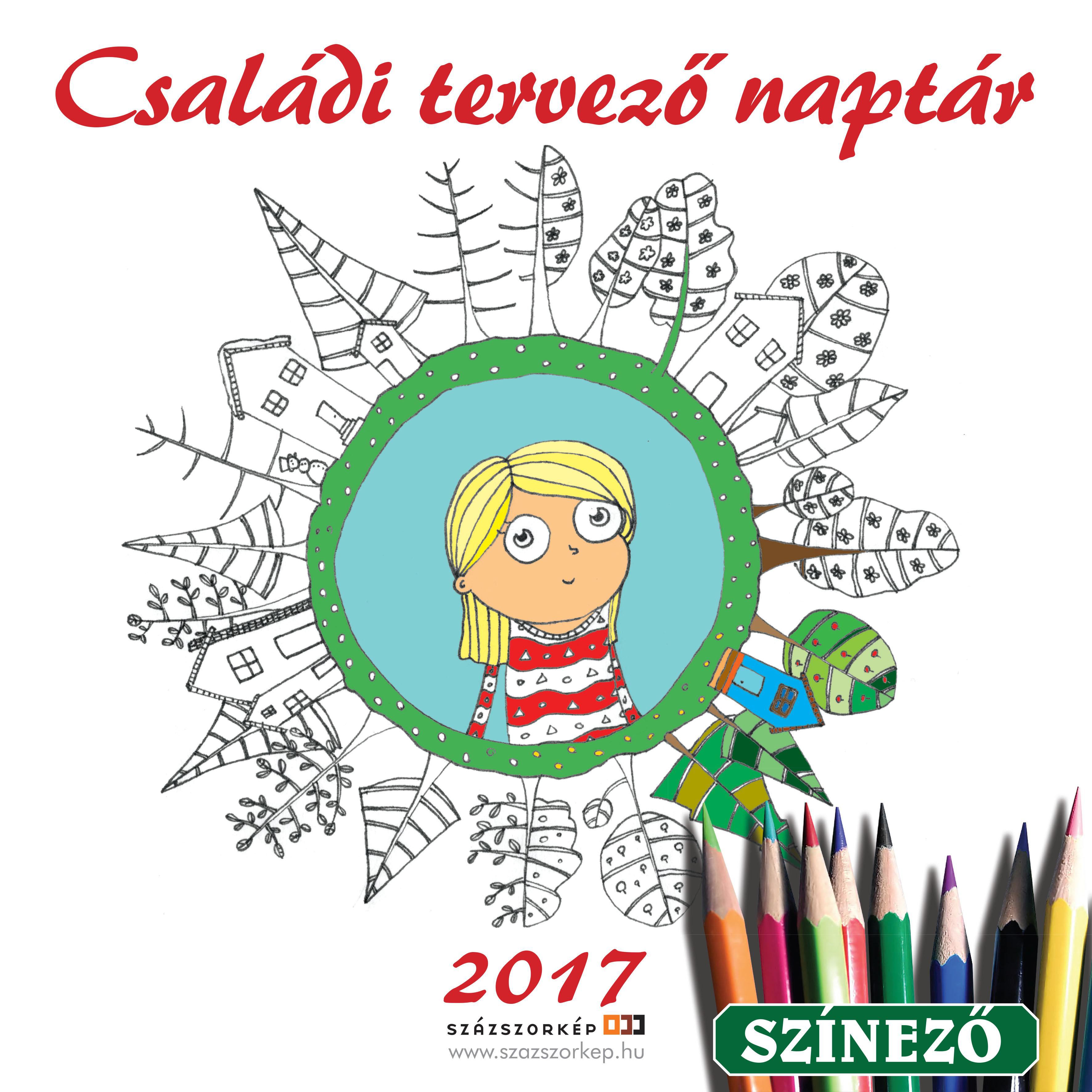 SmartCalendart Kft. - Naptár Családi Tervező naptár 2017 30x30cm