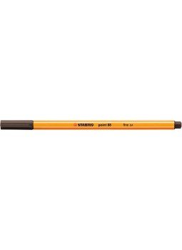 65 - STABILO Point 88 tűfilc 0.4mm sötét barna, null 2017 antikvár könyv