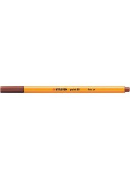 75 - STABILO Point 88 tűfilc 0.4mm vörösbarna, null 2017 antikvár könyv