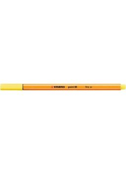 24 - STABILO Point 88 tűfilc 0.4mm citromsárga, null 2017 antikvár könyv
