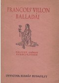 Francois Villon - Villon balladái