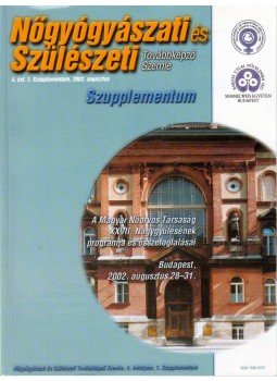  - Nőgyógyászati és Szülészeti Továbbképző Szemle - Szupplementum, Budapest 2002 antikvár könyv