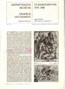 Gerszi Teréz, Geskó Judit - Új szerzemények 1978-1988,  1988 antikvár könyv