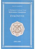 Bognár Zalán - A Budapesti Lónyay Utcai Református Gimnázium évkönyve 1993-1995
