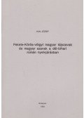Kun József - Fekete-Körös-völgyi magyar tájszavak és magyar szavak a dél-bihari román nyelvjárásban