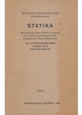 Muttnyánszky Ádám,Lengyel János,Gyarmathy Kálmán - Statika