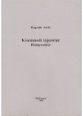 Hegedűs Attila - Kisnémedi tájszótár - Hiányszótár