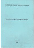 Kiss Jenő - Egyetemi szociolingvisztikai dolgozatgyűjtemény